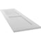 Ekena Millwork 18W x 69H Americraft Two Equal Louver Exterior Real Wood Shutters, White, PR RW101LV18X69WHH - alternate 5